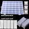 Embroidery Floss Organizer Box - 36 Compartments With 280 Bobbins, 3 White & 3 Black Floss and 500 Number Stickers